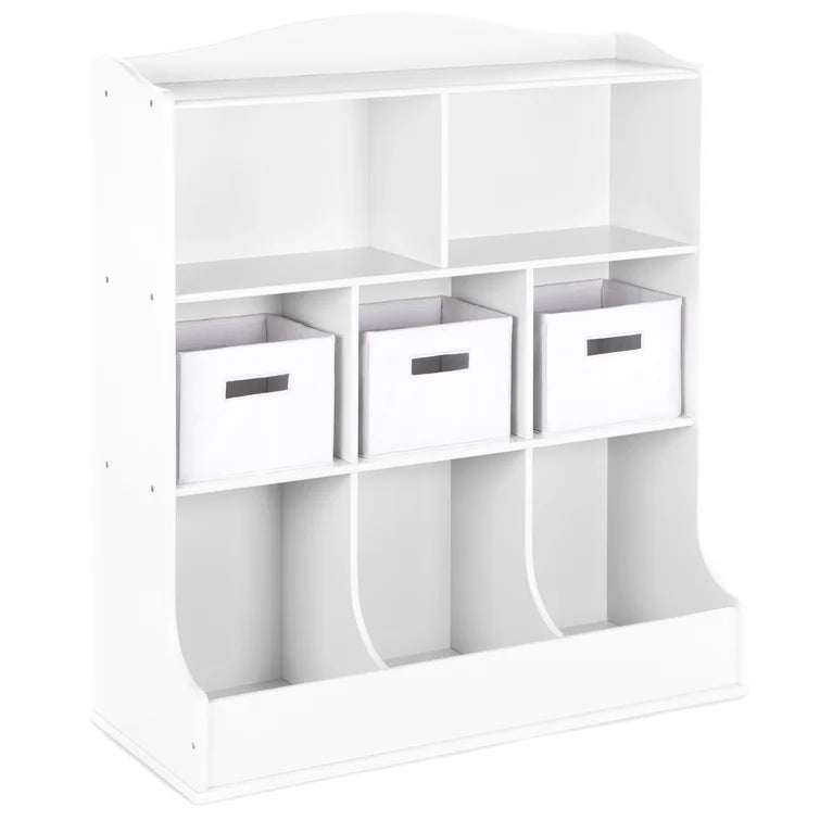 Wooden Kids Storage Toy Organizer -
