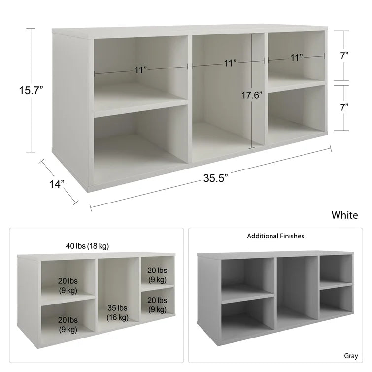 Wooden Kids Storage Toy Organizer -