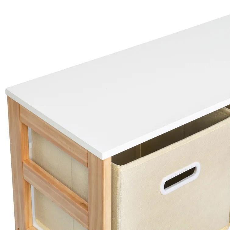 Wooden Kids Storage Toy Organizer -