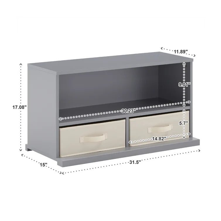 Wooden Kids Storage Toy Organizer -