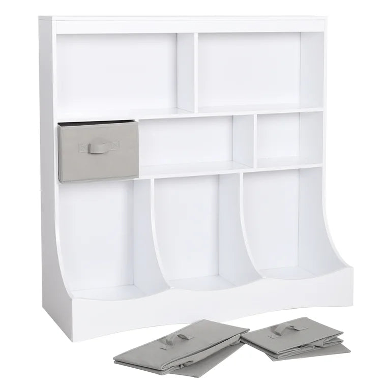 Wooden Kids Storage Toy Organizer -