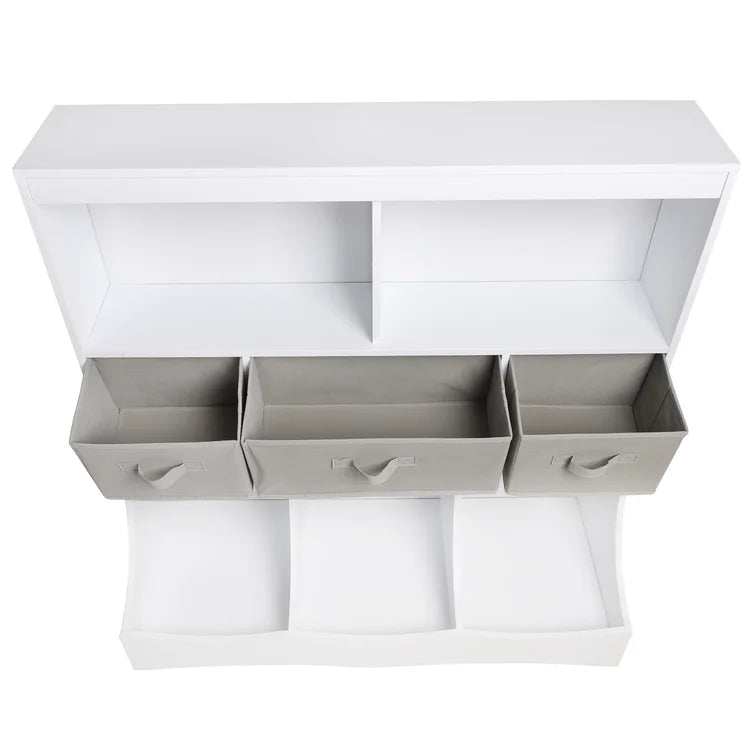 Wooden Kids Storage Toy Organizer -