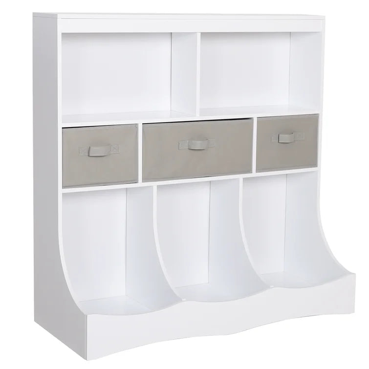 Wooden Kids Storage Toy Organizer -