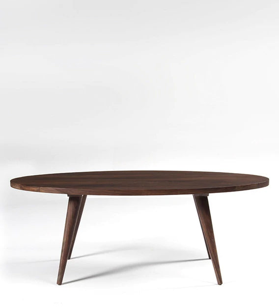 Wooden Legs Base Coffee Center Table - Brown -