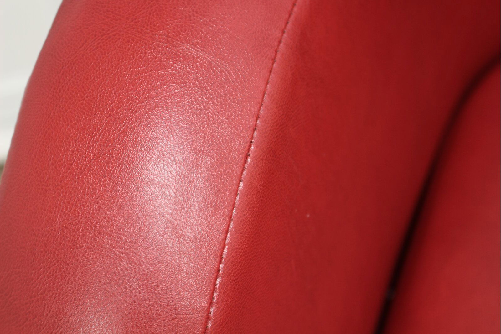 Wooden Lounge Chair with Cushioned Leatherette -