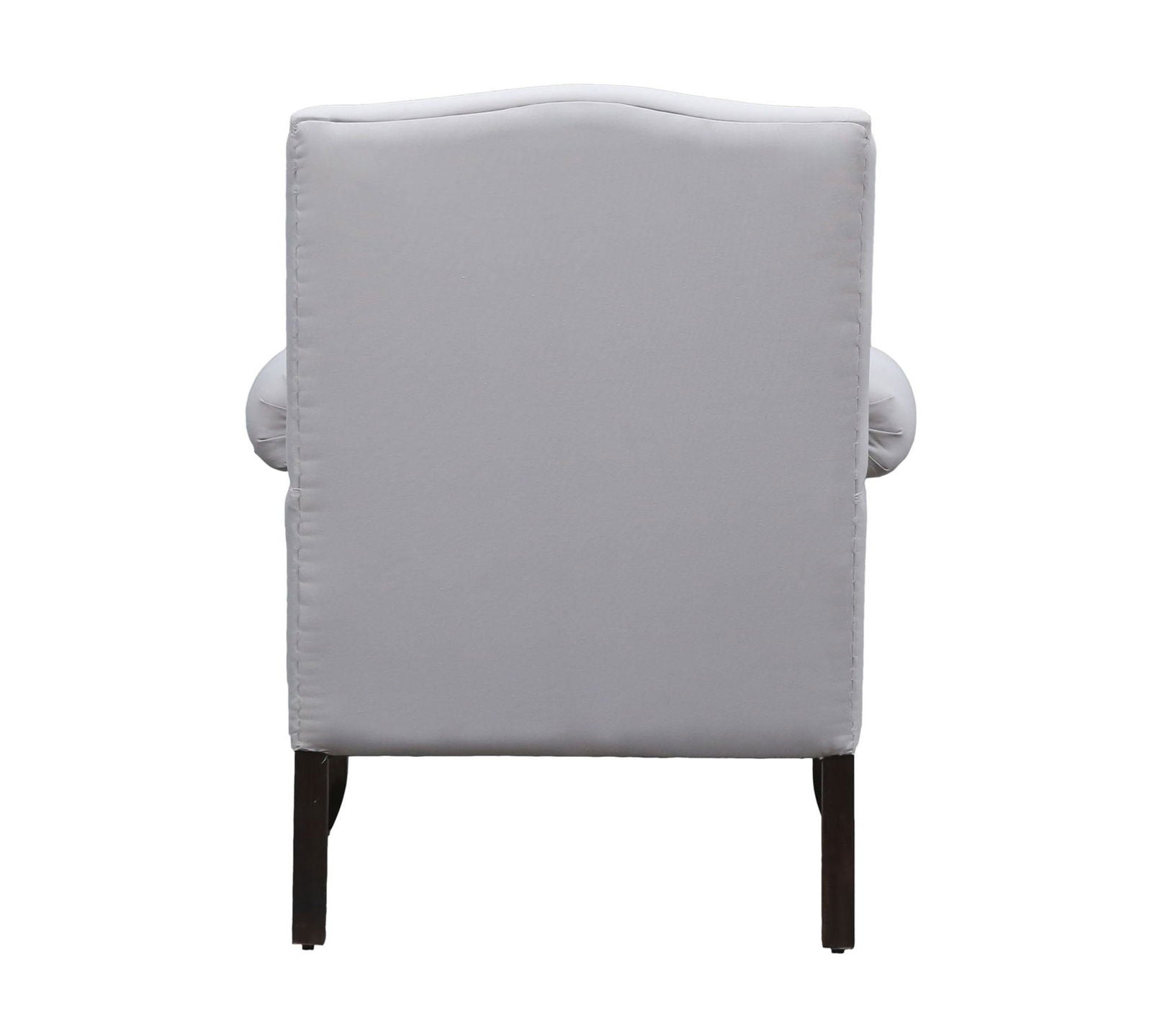 Wooden Lounge Chair with Leatherette Upholstery -