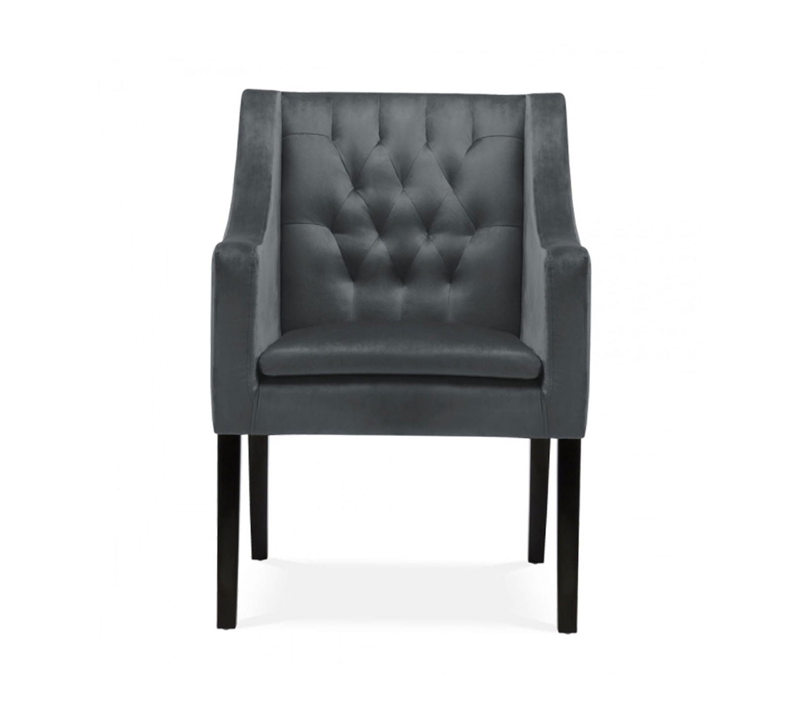 Wooden Lounge Chair with Wooden Legs Cushioned Suede Velvet Fabric -
