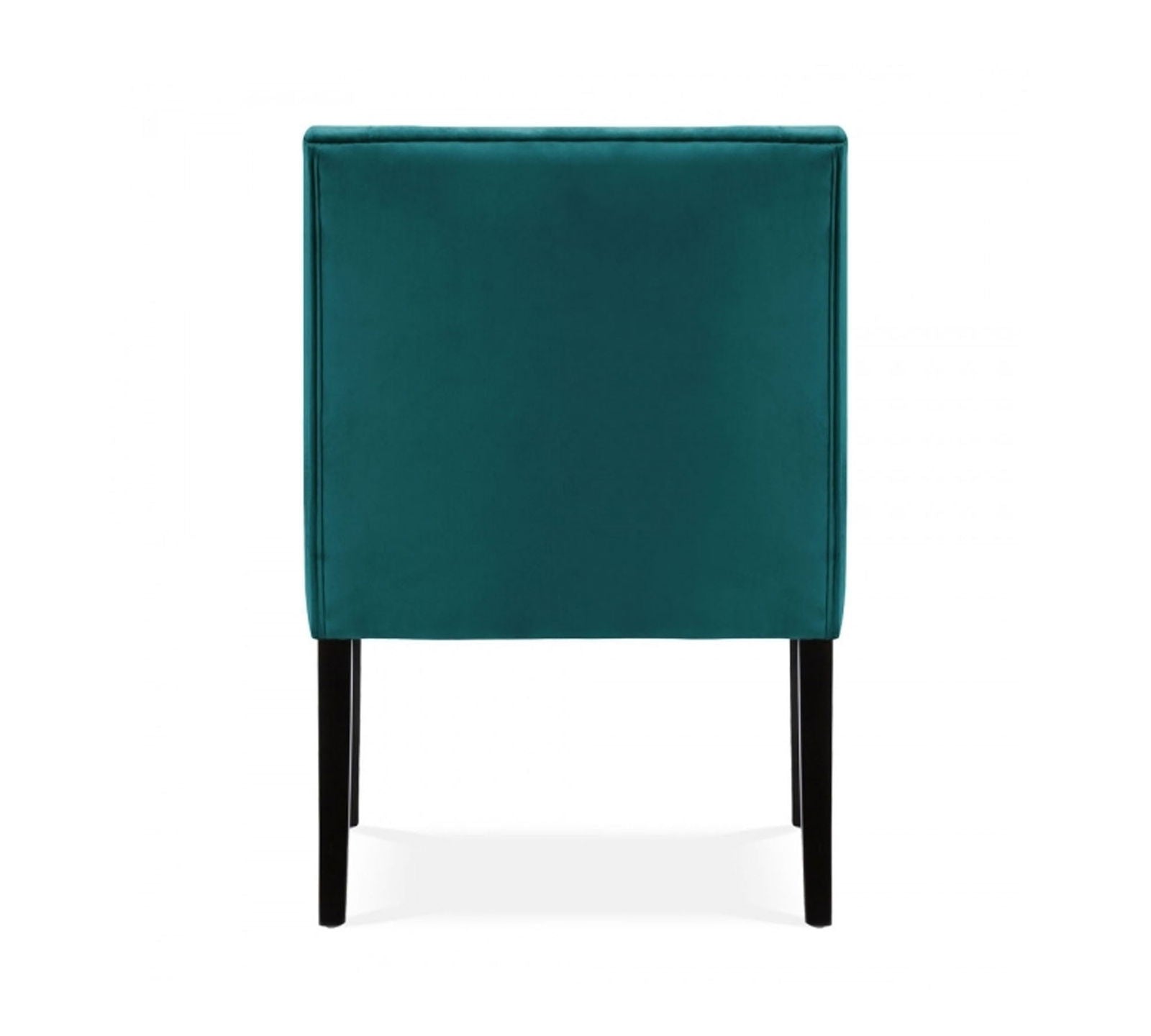 Wooden Lounge Chair with Wooden Legs Cushioned Suede Velvet Fabric -