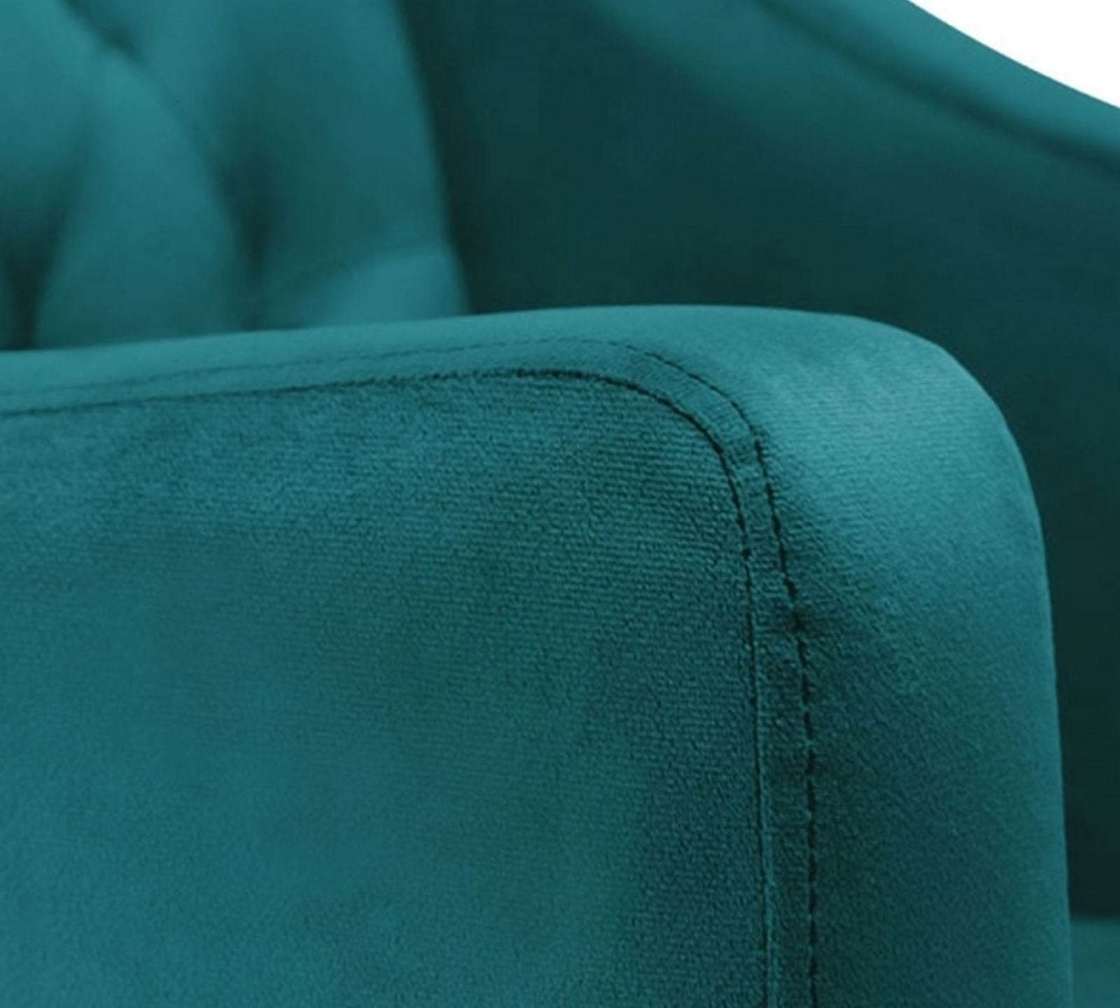 Wooden Lounge Chair with Wooden Legs Cushioned Suede Velvet Fabric -