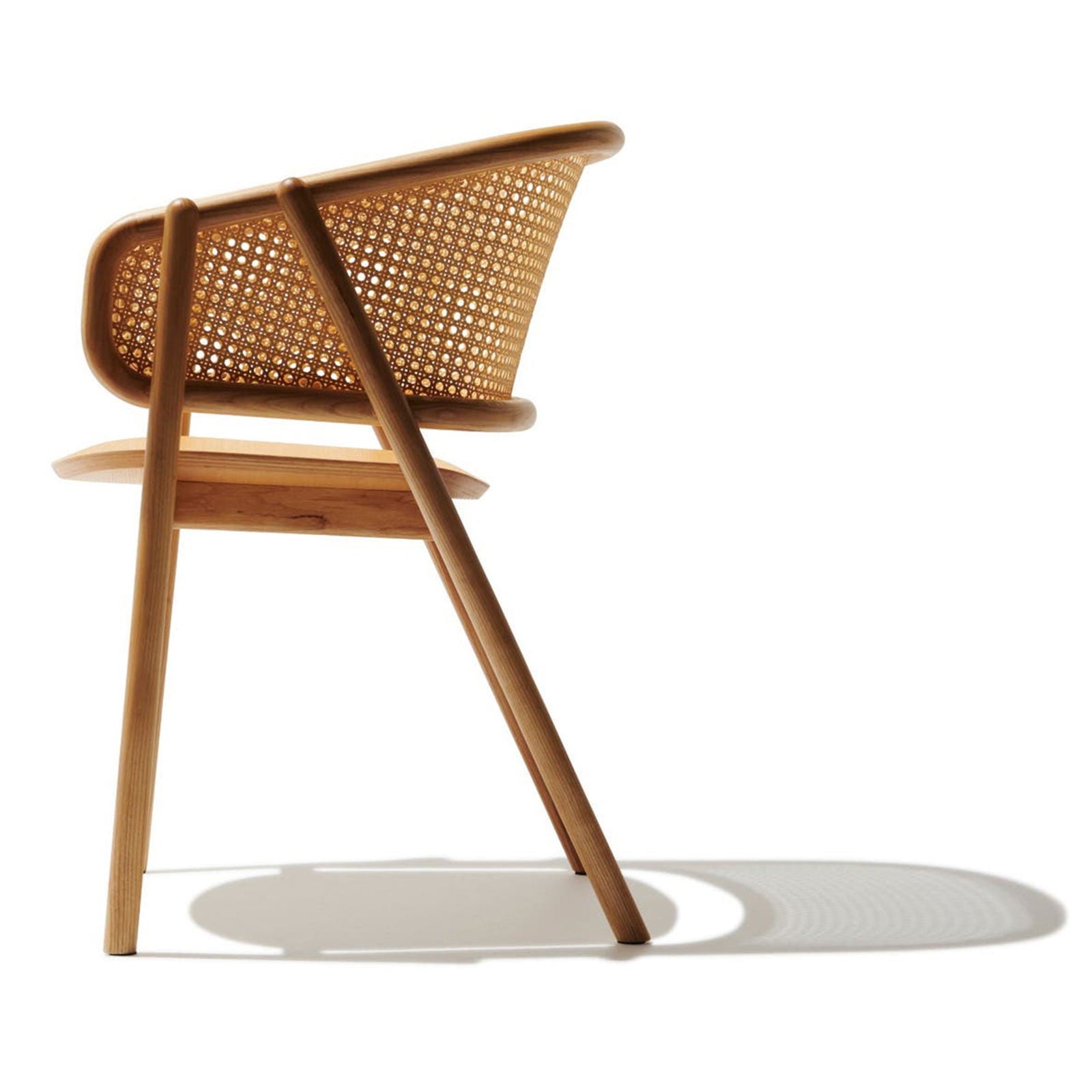 Wooden Outdoor Chairs Single Seater in Cane & Wicker -