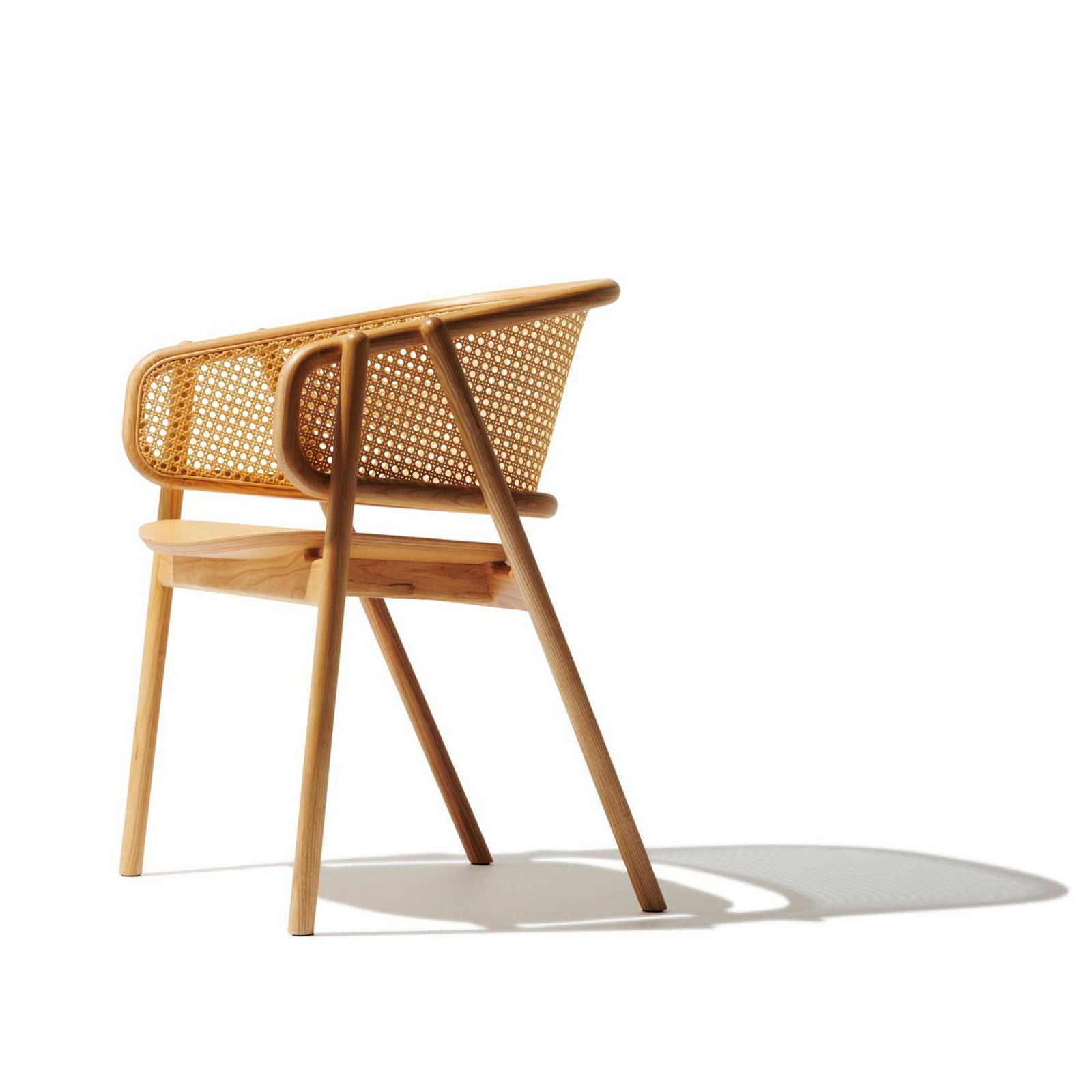 Wooden Outdoor Chairs Single Seater in Cane & Wicker -