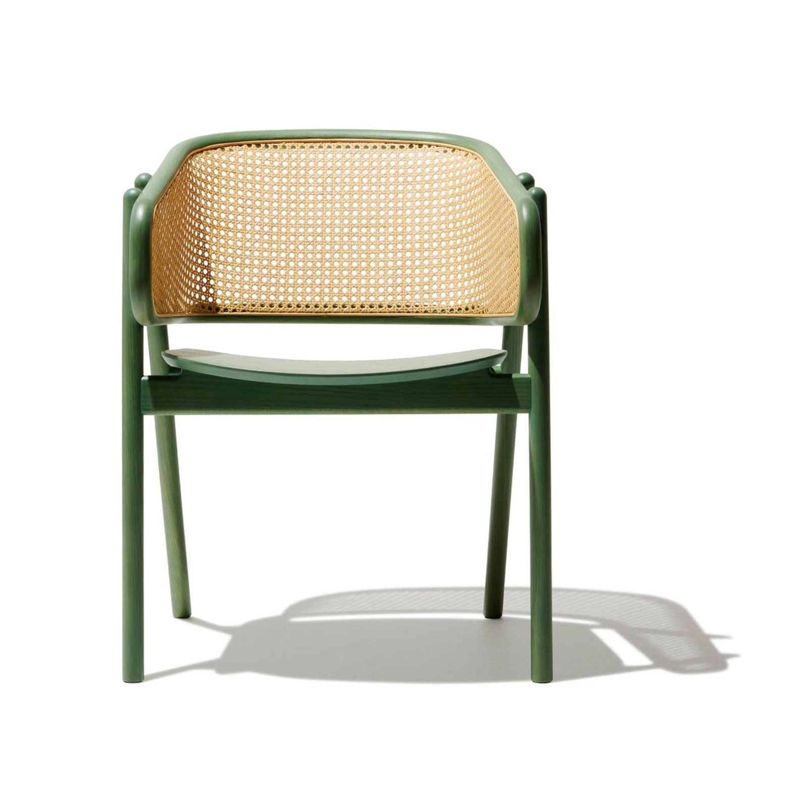 Wooden Outdoor Chair Single Seater in Cane & Wicker
