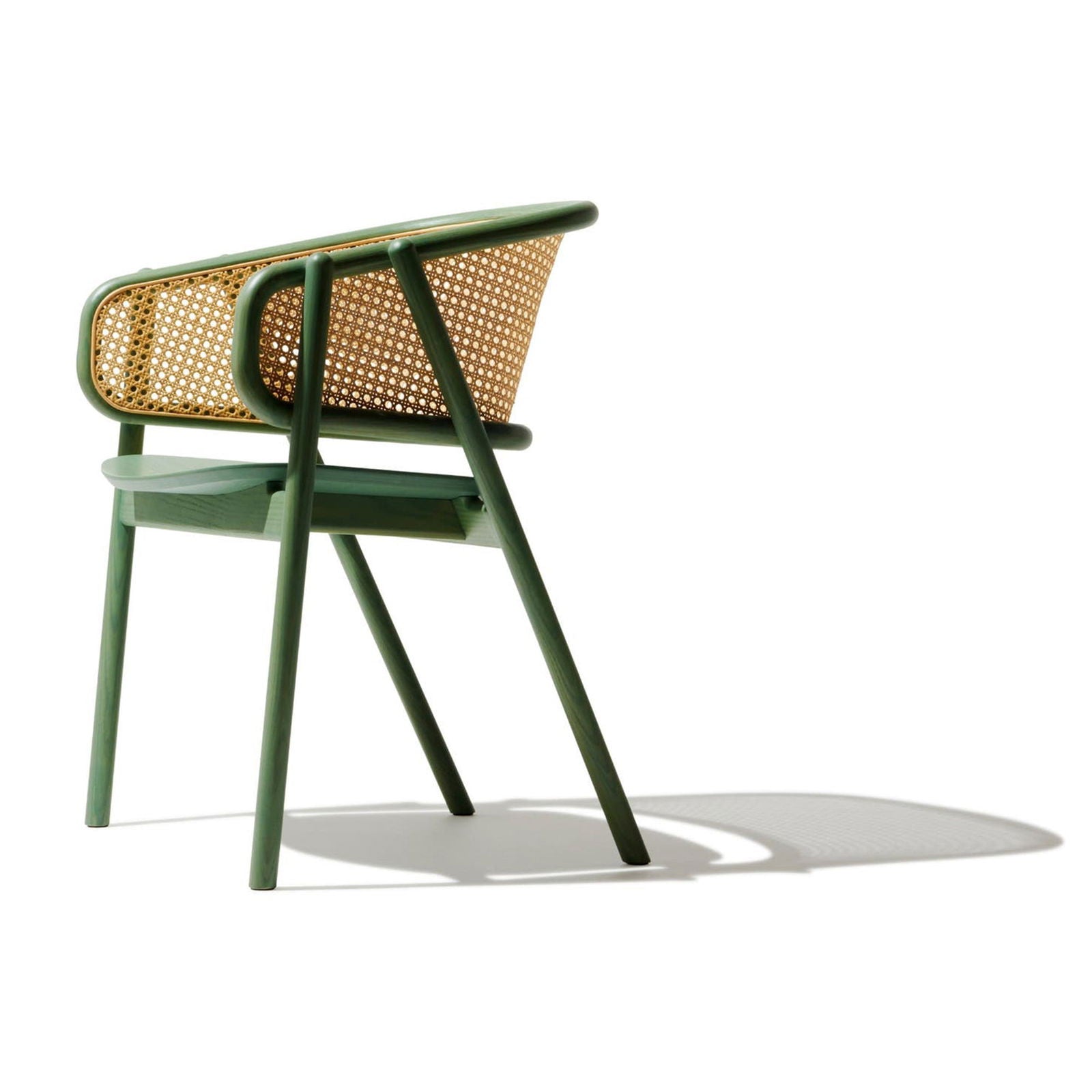 Wooden Outdoor Chairs Single Seater in Cane & Wicker -