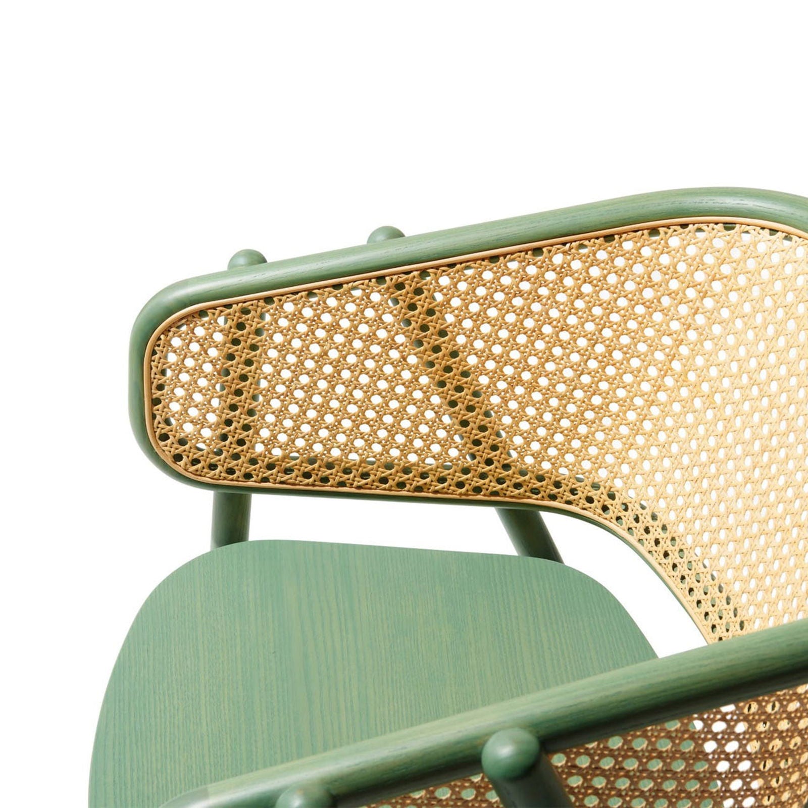 Wooden Outdoor Chairs Single Seater in Cane & Wicker -