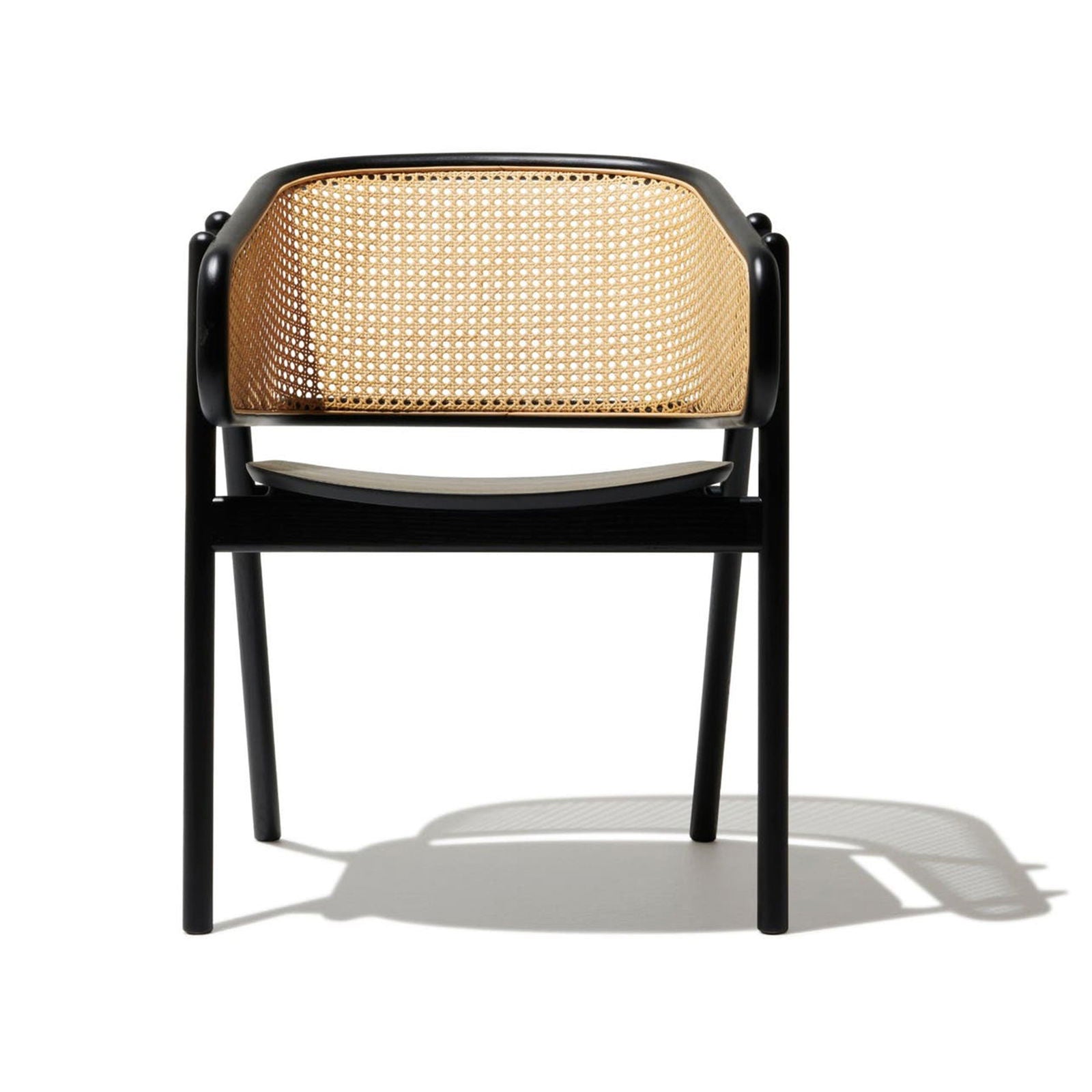 Wooden Outdoor Chair Single Seater in Cane & Wicker