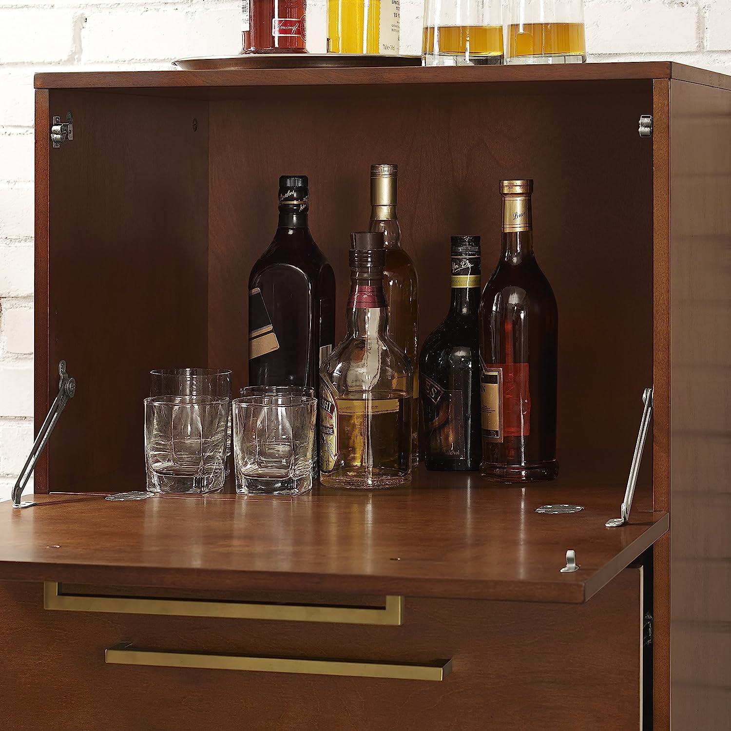Wooden Side Bar Cabinet -
