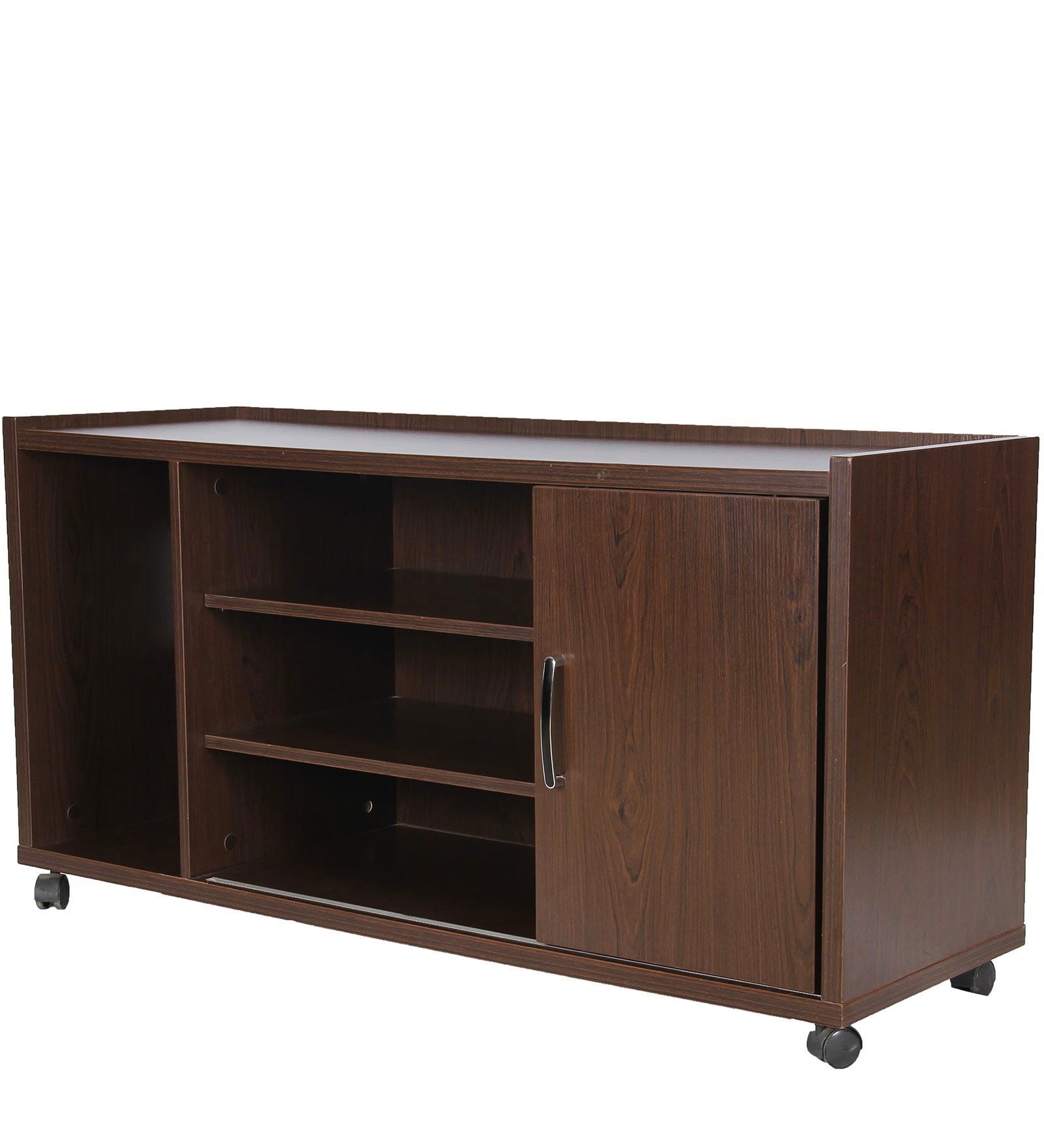 Wooden Storage Cabinet with Castor wheel -