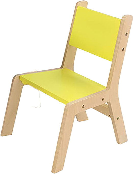 Wooden Top 1 Table with 2 Colourful Kids Chair -