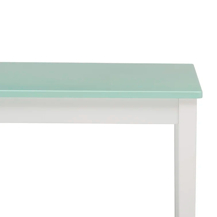 Wooden Top 1 Table with 2 Colourful Kids Chair -