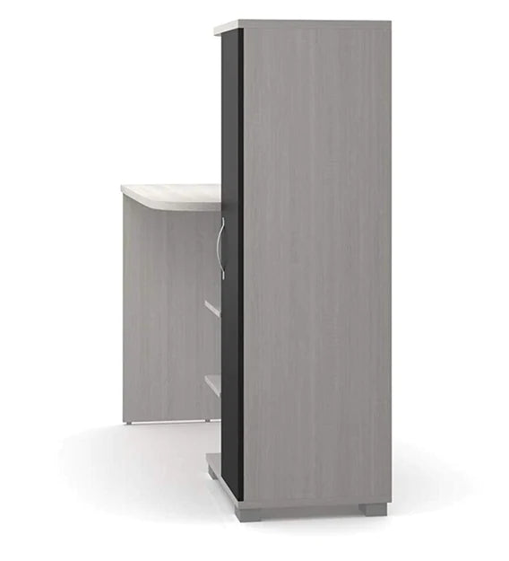 Wooden Top & Base Study Table with Wardrobe -