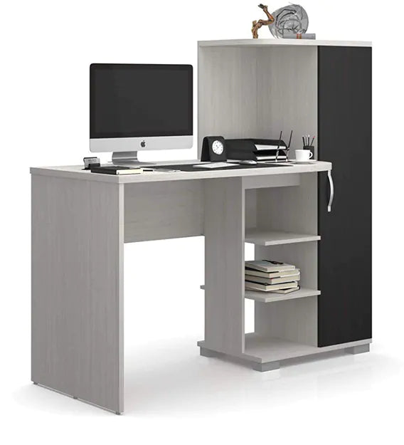 Wooden Top & Base Study Table with Wardrobe -