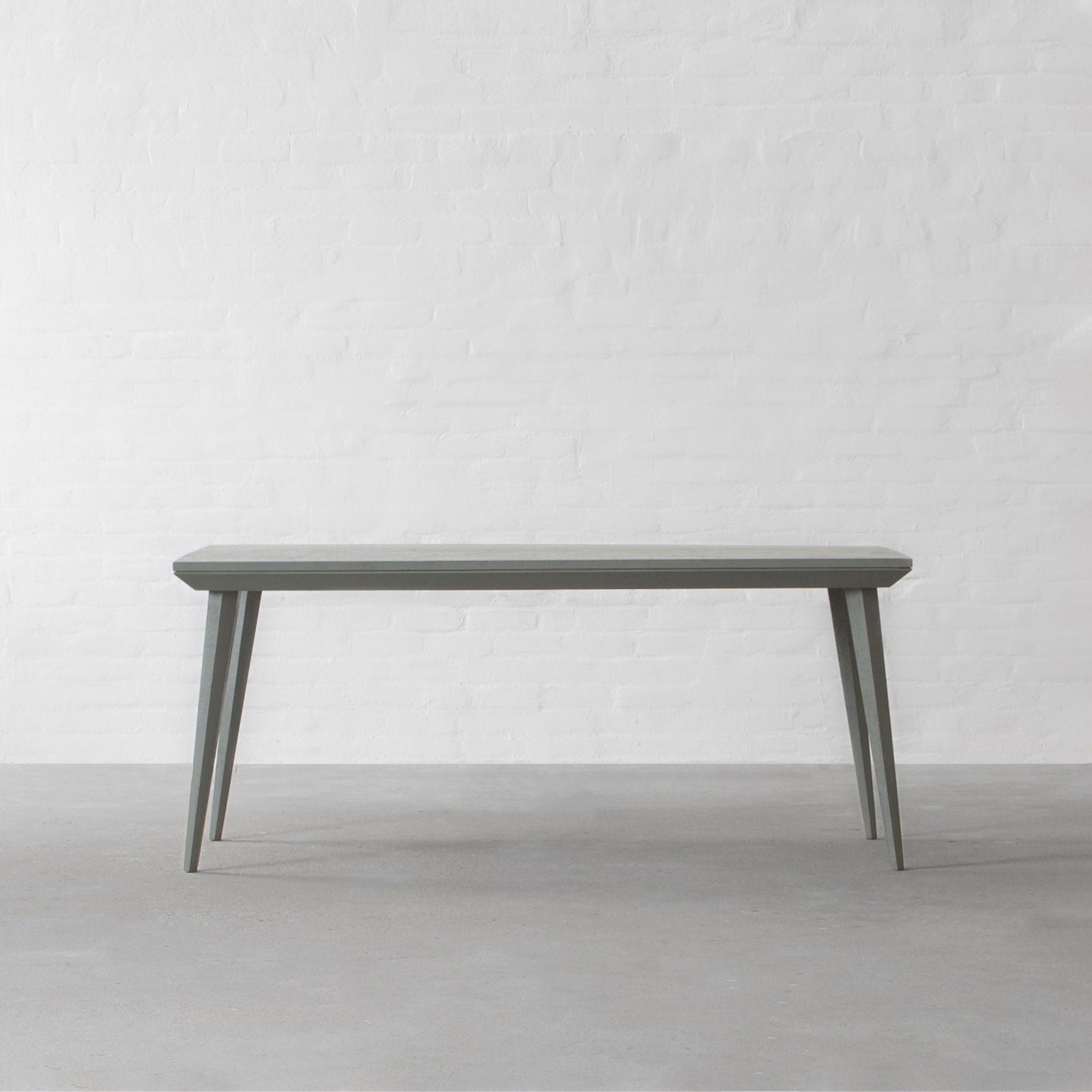 Wooden Top Dining Table with Wooden Frame Base -