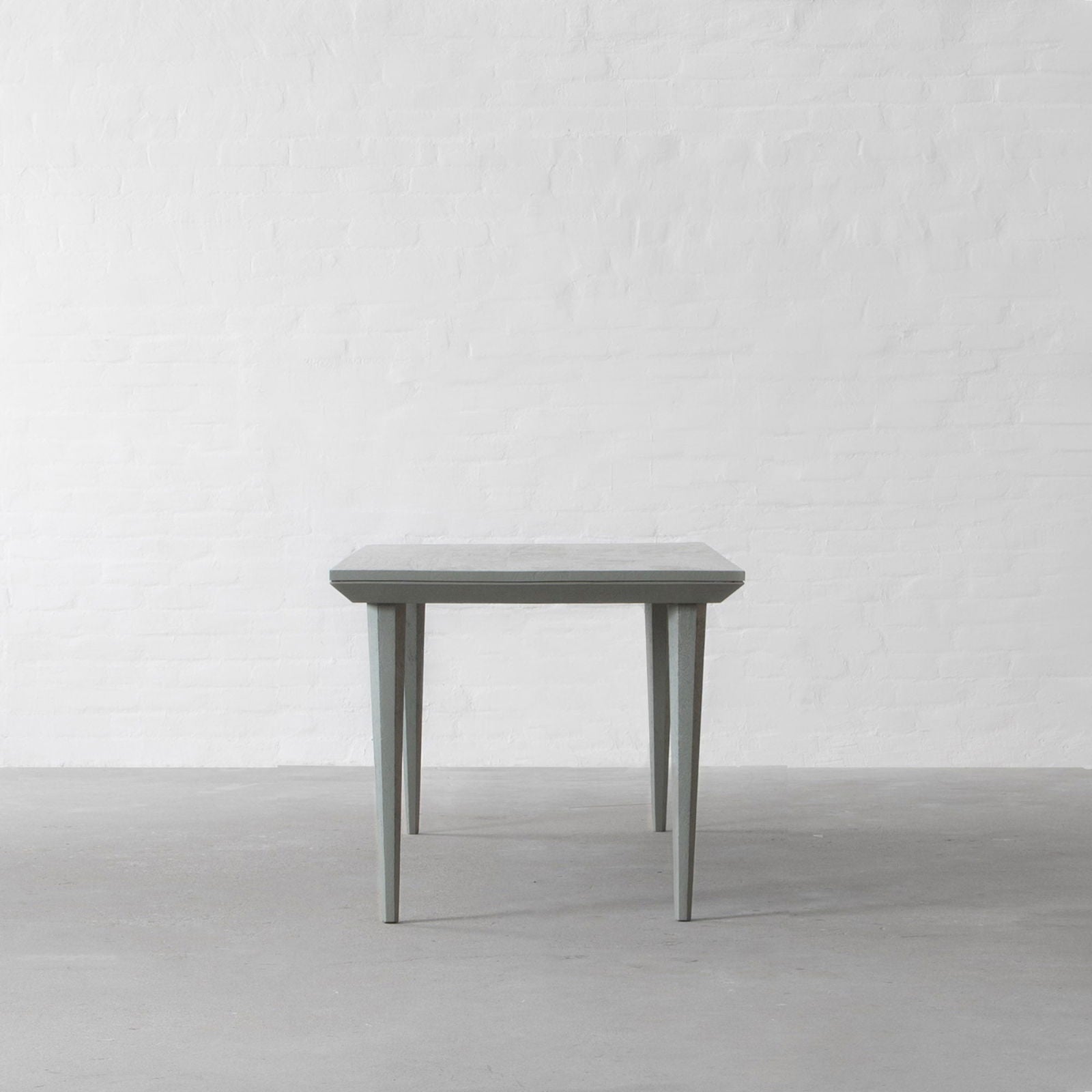 Wooden Top Dining Table with Wooden Frame Base -