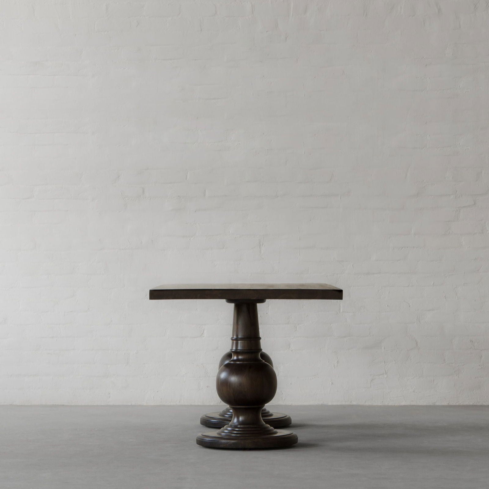 Wooden Top Dining Table with Wooden Frame Base -