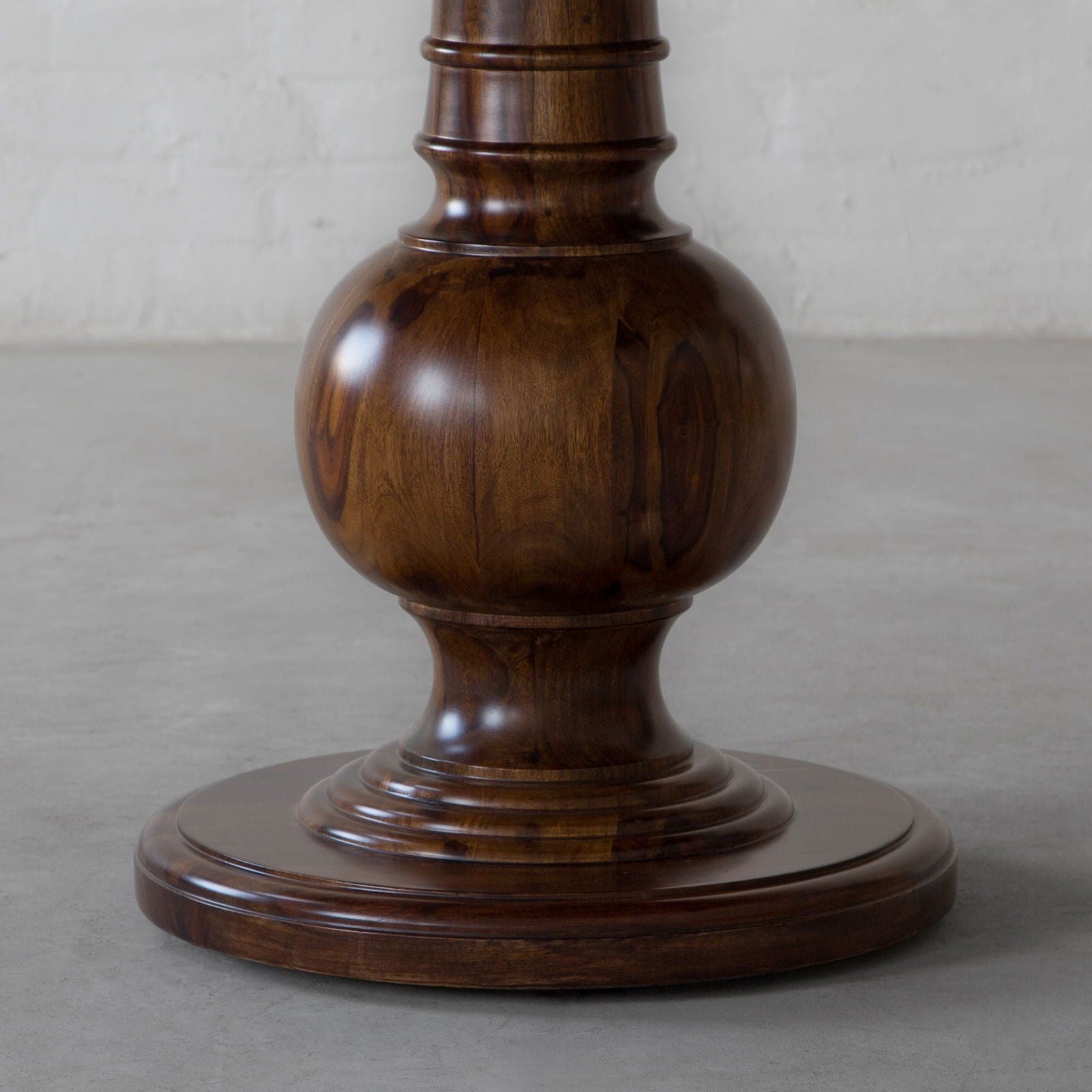 Wooden Top Dining Table with Wooden Frame Base -