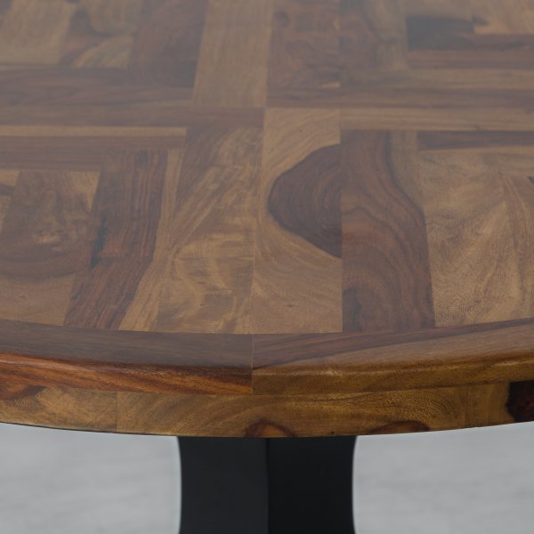 Wooden Top Dining Table with Wooden Frame Base -