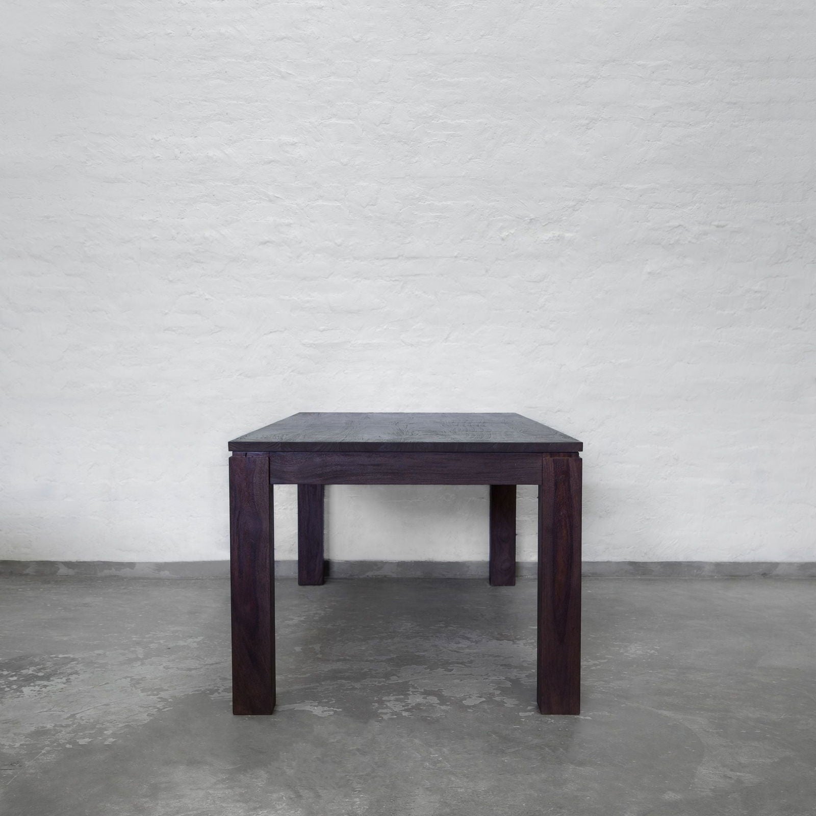 Wooden Top Dining Table with Wooden Frame Base -