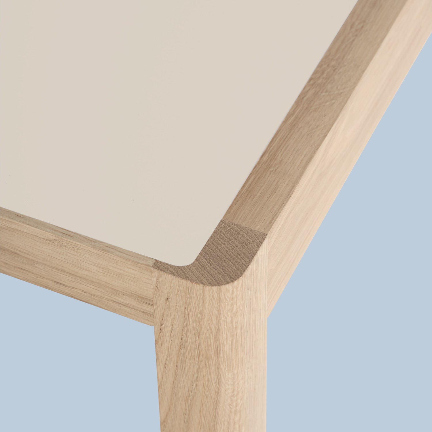 Wooden Top Dining Table with Wooden Frame Base -