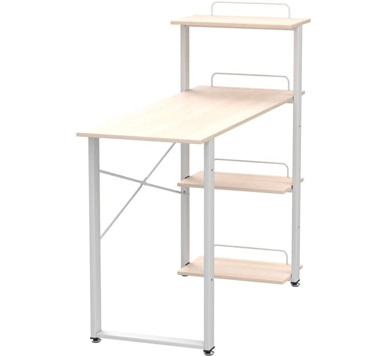 Wooden Top & Metal Base Study Table -