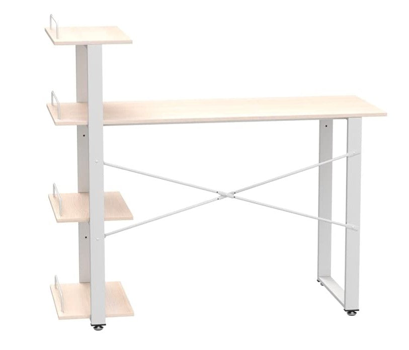 Wooden Top & Metal Base Study Table -