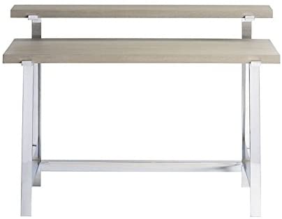 Wooden Top & Metal Base Study Table -