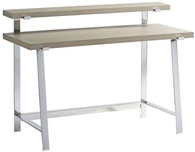 Wooden Top & Metal Base Study Table -