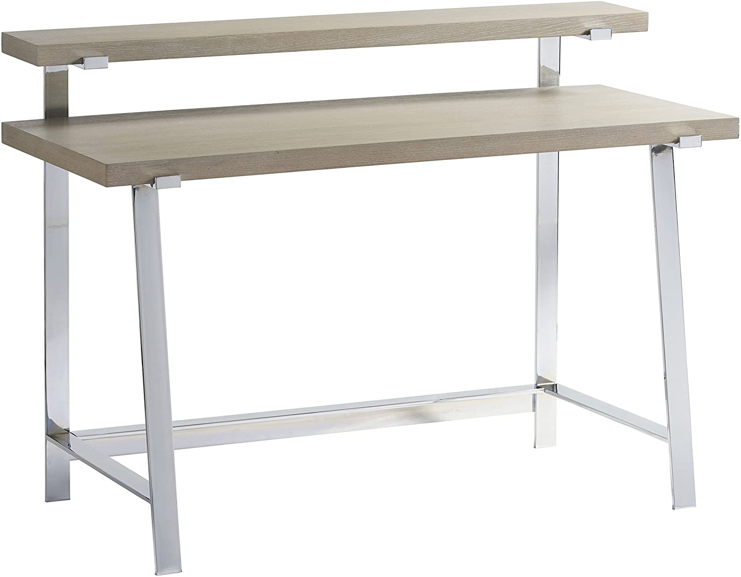 Wooden Top & Metal Base Study Table -