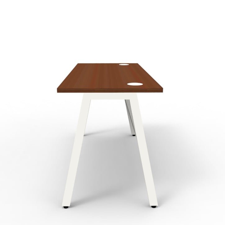 Wooden Top & Metal Base Study Table -