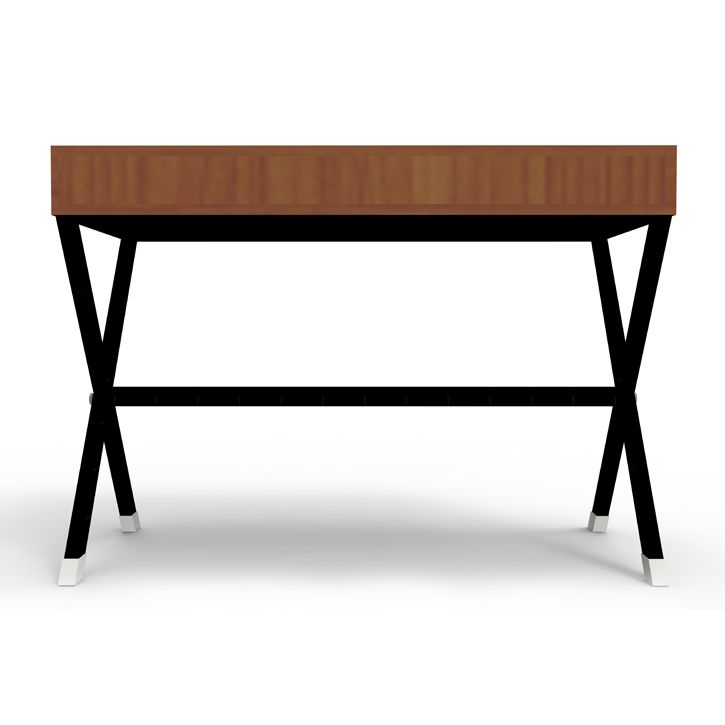 Wooden Top & Metal Base Study Table -