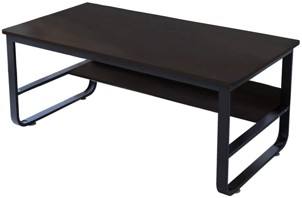 Wooden Top & Metal Base Study Table -