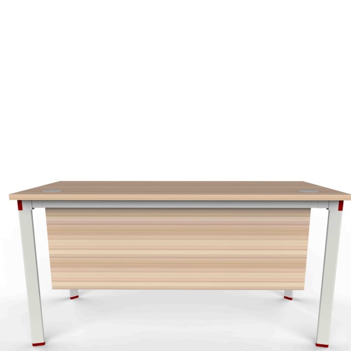 Wooden Top & Metal Base Study Table -