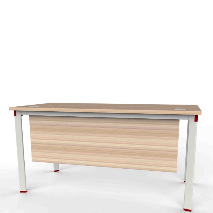 Wooden Top & Metal Base Study Table -