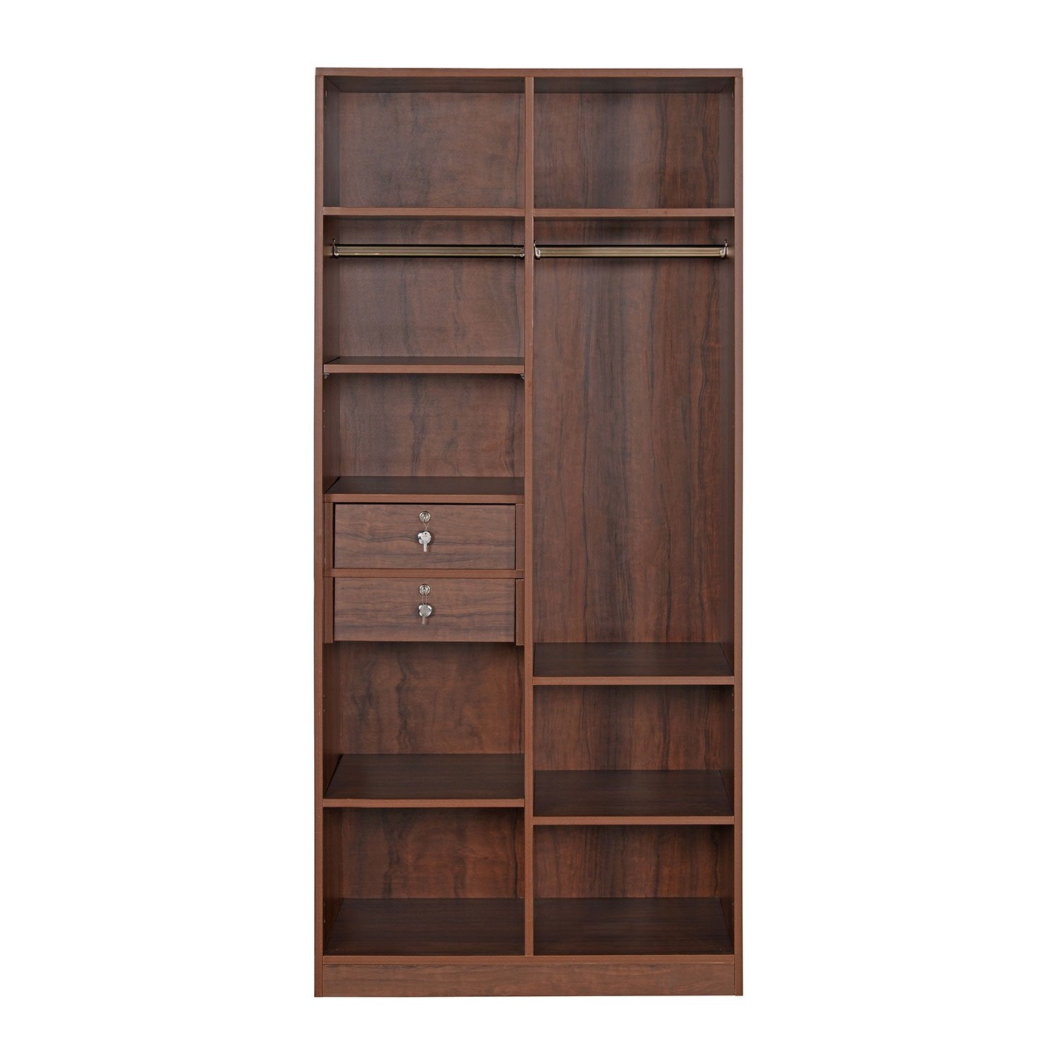 Wooden Wardrobe in 2/3 Door Options -