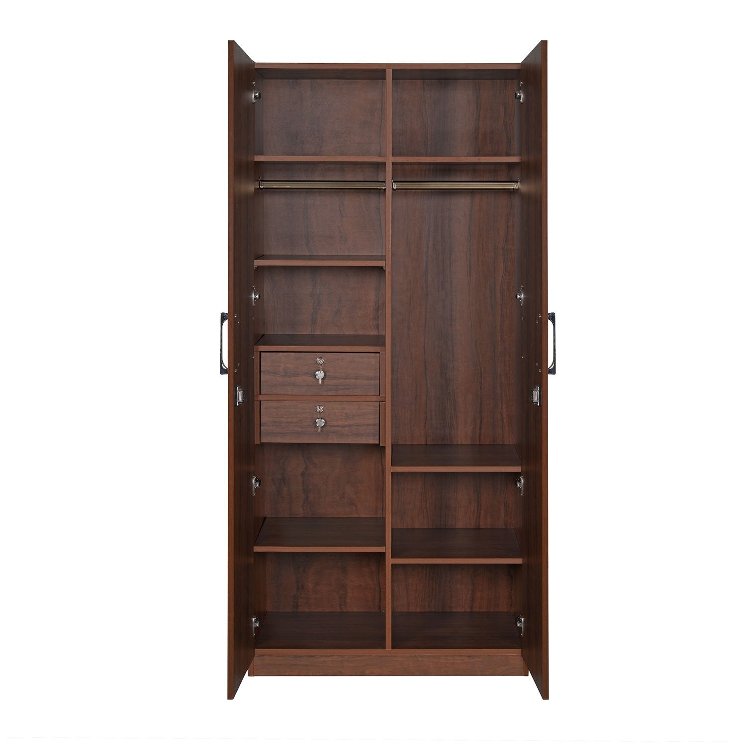 Wooden Wardrobe in 2/3 Door Options -