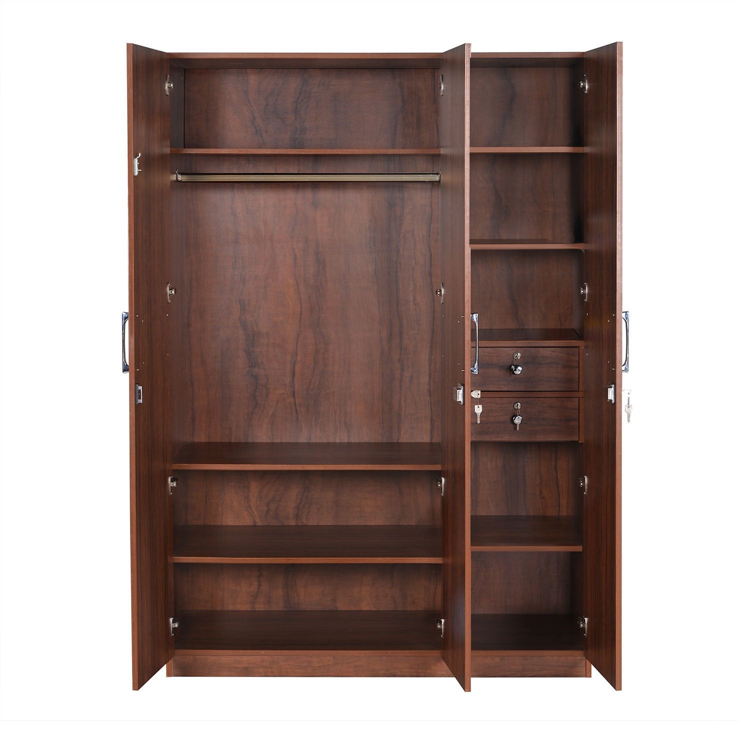Wooden Wardrobe in 2/3 Door Options -