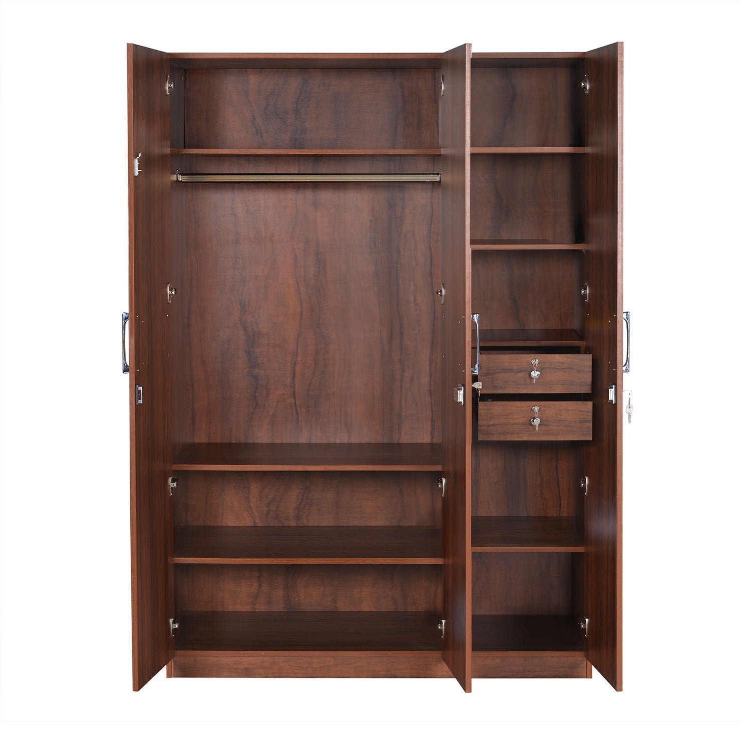 Wooden Wardrobe in 2/3 Door Options -