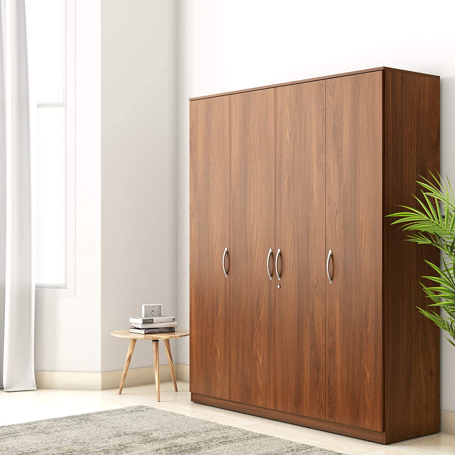 Wooden Wardrobe in 4 Door -