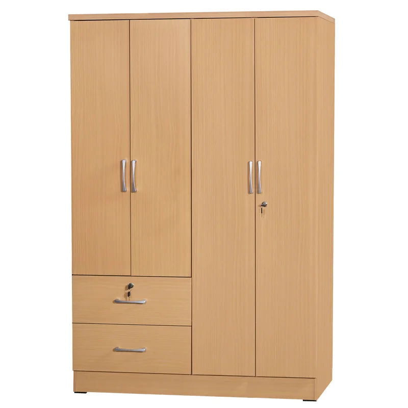 Wooden Wardrobe with Drawer -