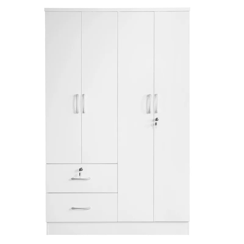 Wooden Wardrobe with Drawer -