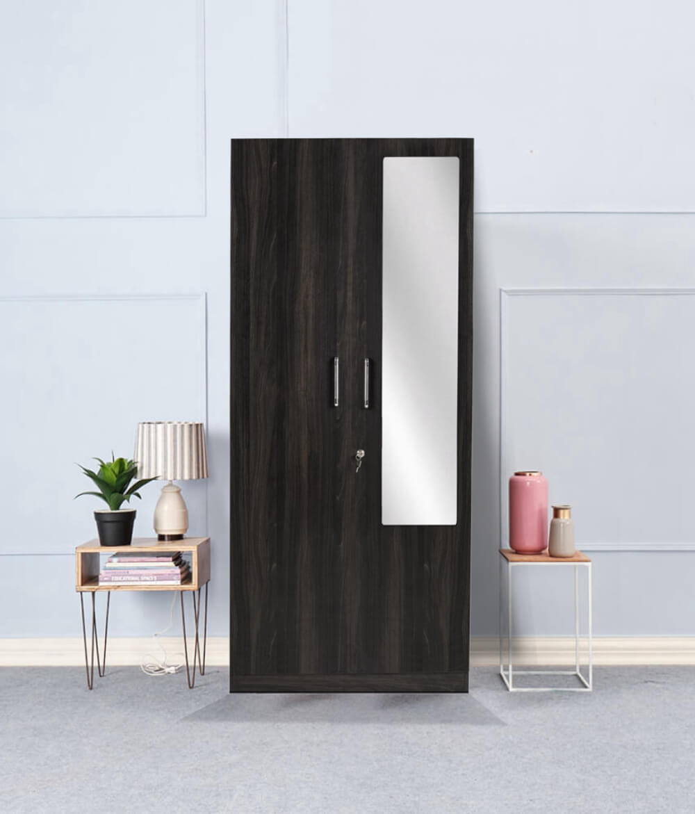 Wooden Wardrobes: 2/3/4-Door Options with Mirrors -